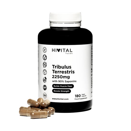 Hivital Foods Tribulus Terrestris 2250mg 180Vegan Kapseln