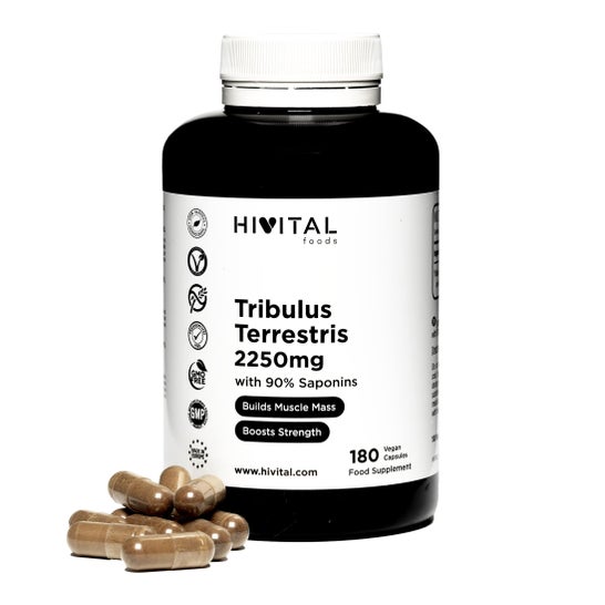 Hivital Foods Tribulus Terrestris 2250mg 180Vegan Caps
