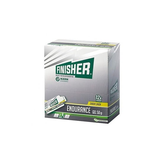 Finisher® Endurance Lemon Flavour Energy Gel 12 Enveloppen 50g