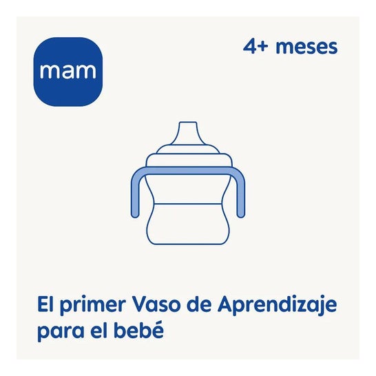 Mam Starter Cup Biberón Rosa 150ml Mam Starter Cup Biberón Rosa 150ml