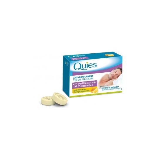 Quies Pastilles  anti snoring sucking honey lemon honey got got