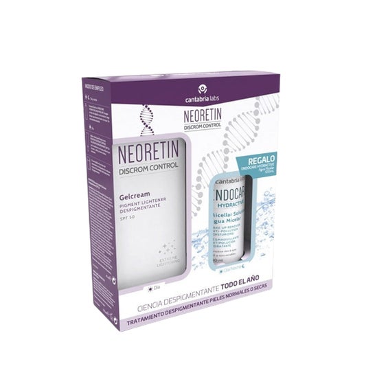 Neoretin Pack Discrom Gelcream SPF50 40ml + Endocare Agua Micelar Hydractive 100ml