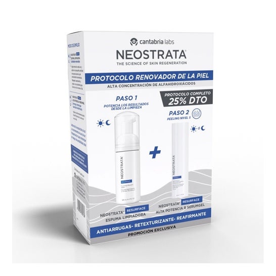 Neostrata Pack Resurface Espuma Limpiadora 125ml + Alta Potencia R Serumgel 50ml