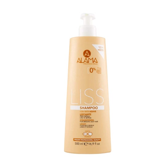 Alama Liss Shampoo con Agave Lisciante Capelli Lisci 500ml