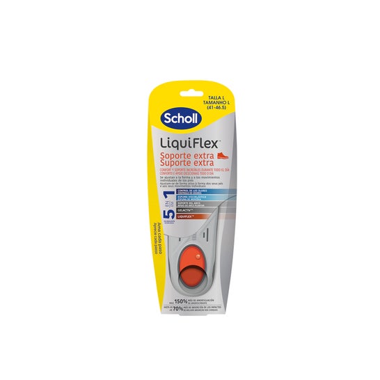 Scholl LiquiFlex Plantillas Soporte Extra Talla L 1par