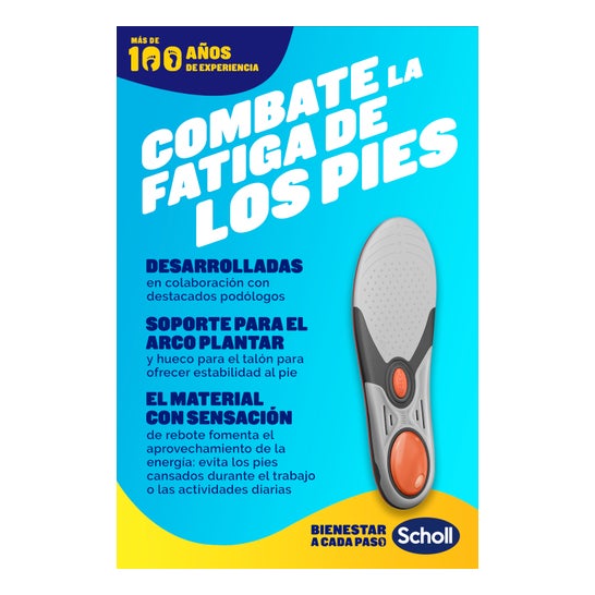 Scholl LiquiFlex Plantillas Soporte Extra Talla L 1par