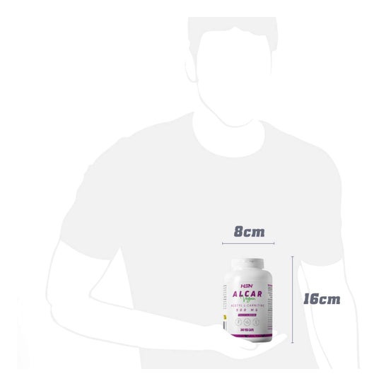HSN Acetil L-Carnitina ALCAR 500mg 240vcaps