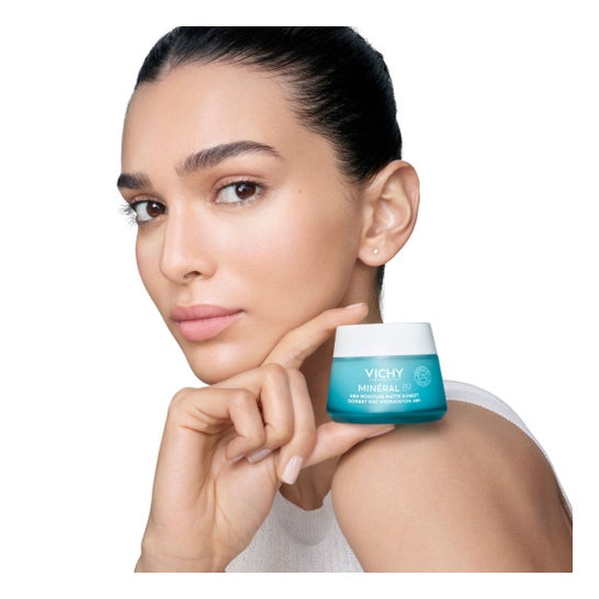 Vichy Minéral 89 Gel Sorbete Mate Hidratante 48h 50 ml