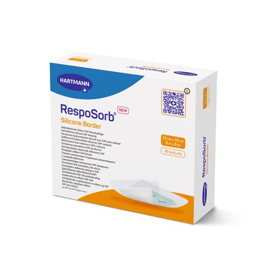 Hartmann RespoSorb Silicone Border 15 x 15 cm 10 stk