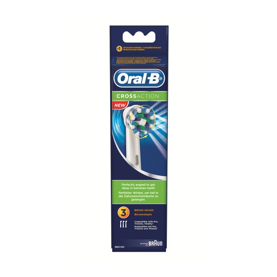 Oral-B™ Cross Action replacement brush heads 3 u.