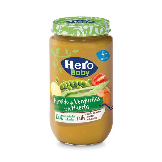 Hero baby pedialac tarrito de verduras de la huerta 250g