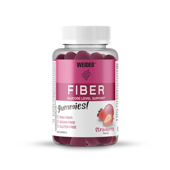 Weider Fiber Fresa Gummies 60uds