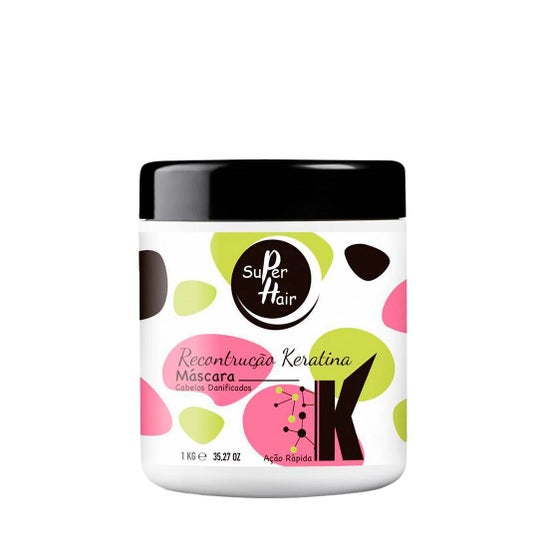 Real Natura Super Hair Reconstrução Keratina Máscara 1000ml