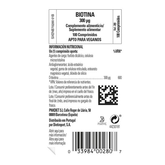 Solgar Biotina 300μg 100comp