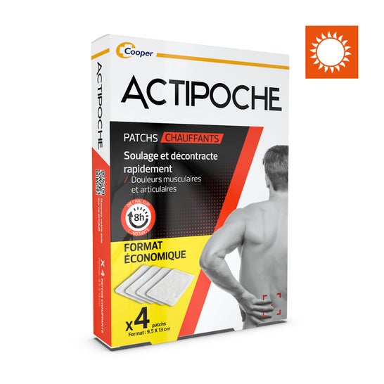 Actipoche Heating Patchs 4uts 9,5x13cm