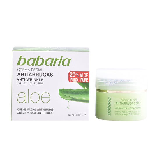 Babaria Crema Facial Antiarrugas Aloe Vera 50ml