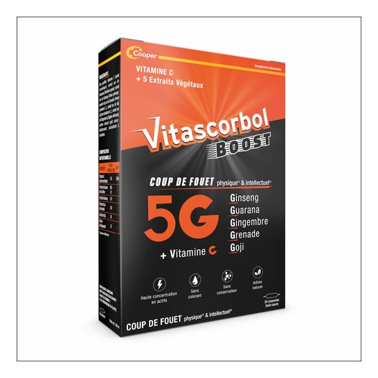 Cooper Vitascorbol Boost 5G 20 Ampullen