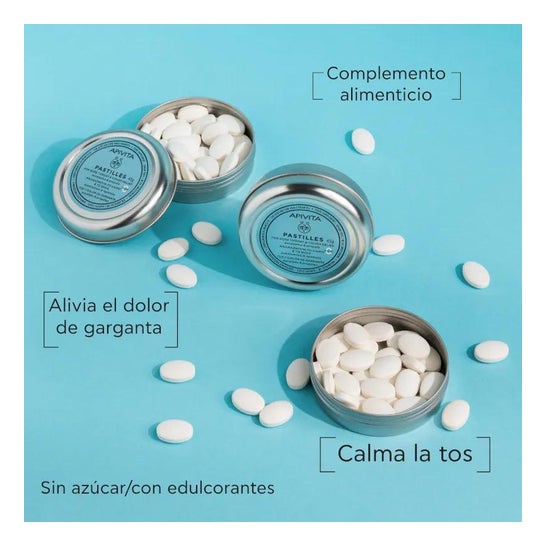 Apivita Para el Dolor de Garganta y Alivio de la Tos Eucalipto 45g Apivita Para el Dolor de Garganta y Alivio de la Tos Eucalipto 45g