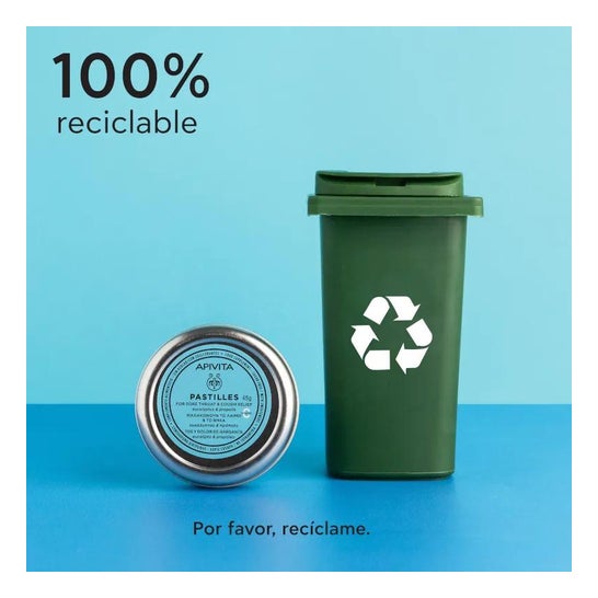 Apivita Para el Dolor de Garganta y Alivio de la Tos Eucalipto 45g Apivita Para el Dolor de Garganta y Alivio de la Tos Eucalipto 45g