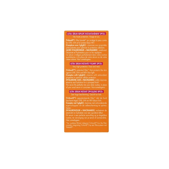 Avène Ultra Sérum SPF50+ Rellena al Instante 30 ml