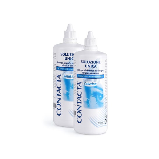 Sanifarma Contacta Duo Pack (2x360 ml) - Accesorios para lentes de contacto