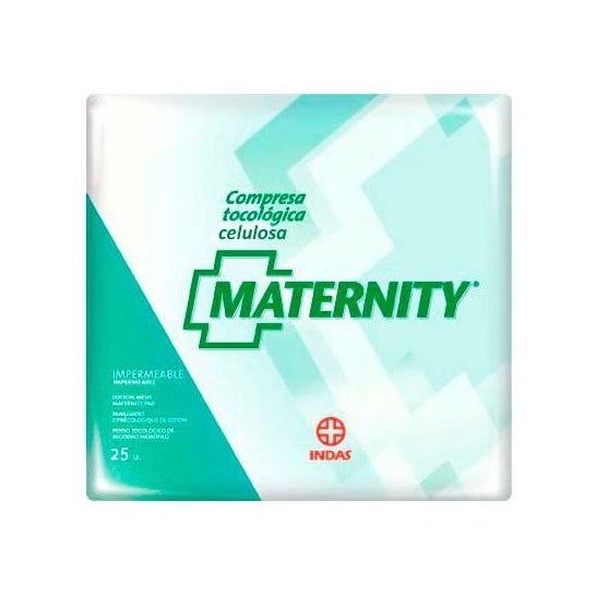 Indas Compresas Tocológicas Maternity de Celulosa Pack de 2