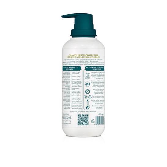 Dr. Tree Champú Dermoprotector Cuero Cabelludo Sensible 400ml