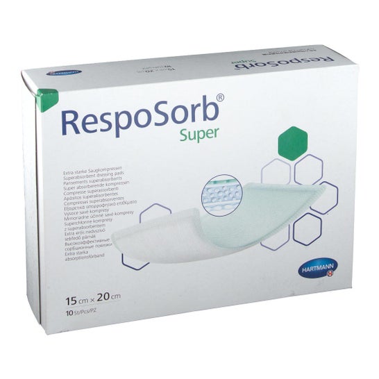 Resposorb Super Absorbent Dressing 15x20cm 10uts