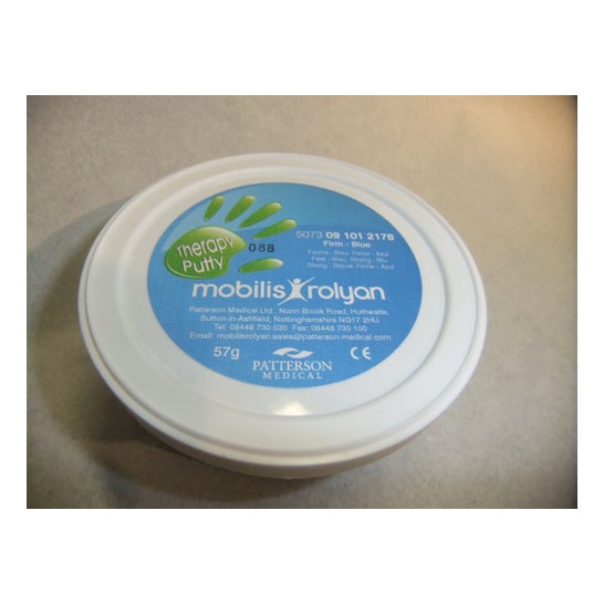 Ayudas Dinámicas Masilla Ejercicio Putty Azul Duro (50 Gr.) AYUDAS DINAMICAS,