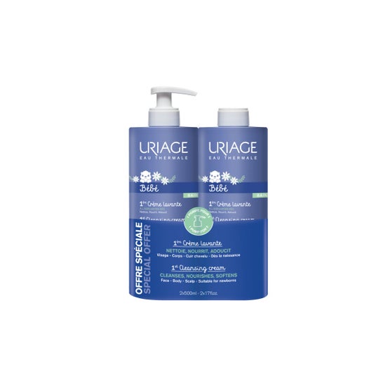 Uriage Bebé 1º Creme Lavante 2x500ml