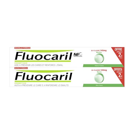 Fluocaryl Bifluore Menta 2x75ml