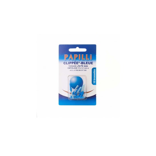 Papilli-Clippee Br Azul 3Mm 10