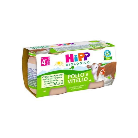 Hipp Bio Omog Pollo Vitel 2X80G