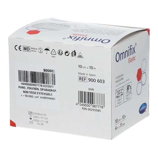 Omnifix Bande Adhésive Multi Extensible Non Tissé 10mx10cm