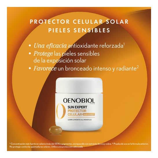 Oenobiol Sun Expert Protector Celular Pieles Sensibles 2x30 caps