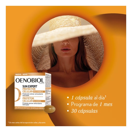 Oenobiol Sun Expert Protector Celular Pieles Sensibles 2x30 caps