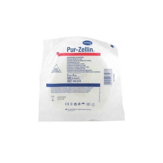 Pur-zellin Compresa Celulosa 4 X 5 Cm
