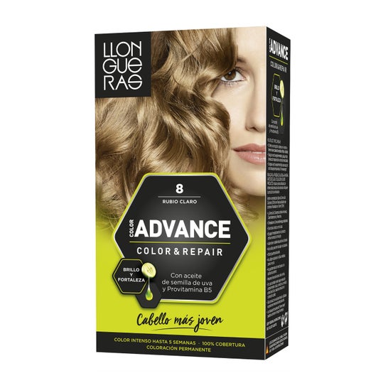 Llongueras Color Advance Hair Dye N8 Licht Blond1ud