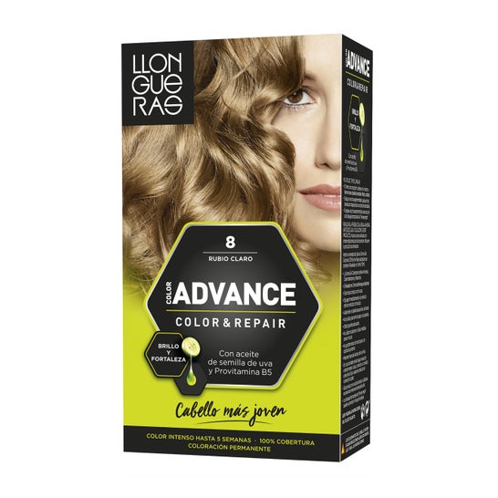 Llongueras Color Advance hårfarve N8 lys blond1ud