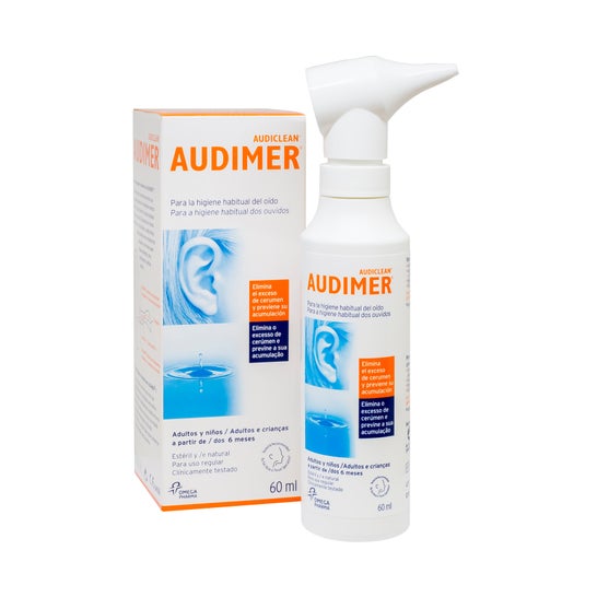 Audimer spray per la pulizia delle orecchie 60ml