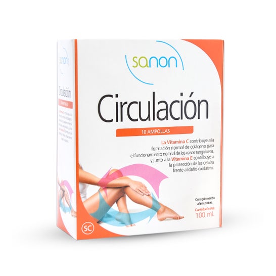 Sanon Circulation 10 ampoules x 10ml