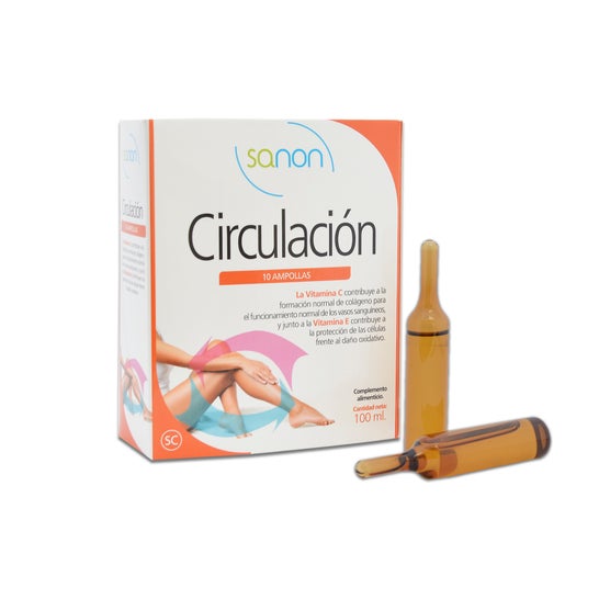 Sanon Circulación 10 ampollas