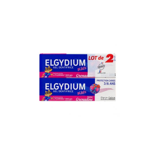Elgydium Kids gel Dentífrico Frutos Silvestres 2 X50 ml