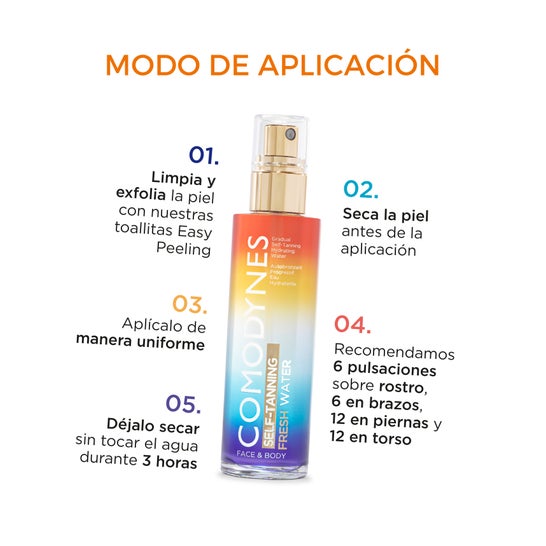 Comodynes Self-Tanning Fresh Water 2 X100 ml