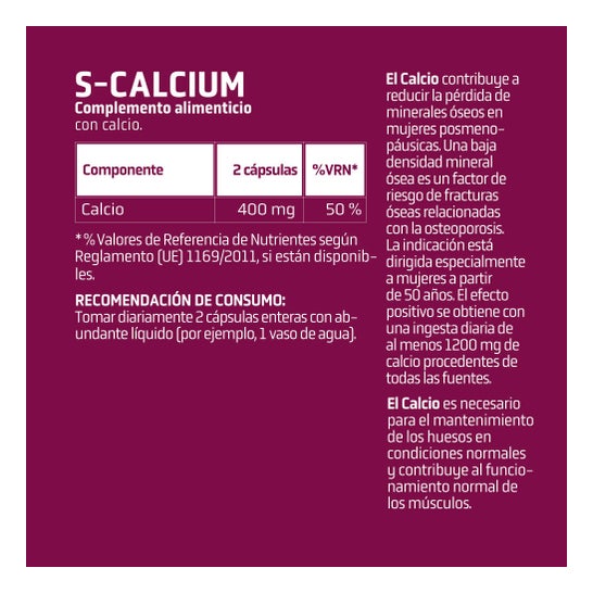 Splmnt S-Calcium 60 caps