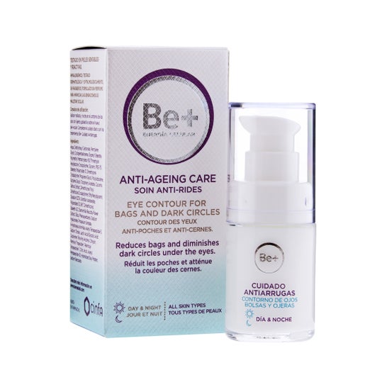 Be+ Anti-Falten-Augenpflege gegen Tränensäcke und dunkle Augenringe 15ml