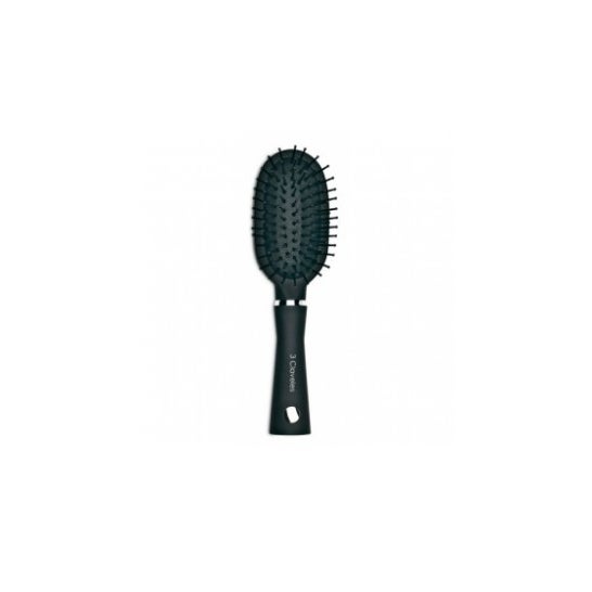 3 Claveles Cepillo Neumático Oval 17 cm