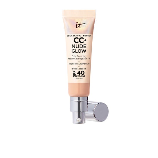It Cosmetics Cc+ Nude Glow Lightweight Foundation + Glow Sérum SPF40 Medium Tan 32ml