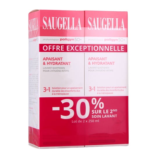 Saugella Poligyn 50+ Emulsione Igiene Intima 2x250 ml