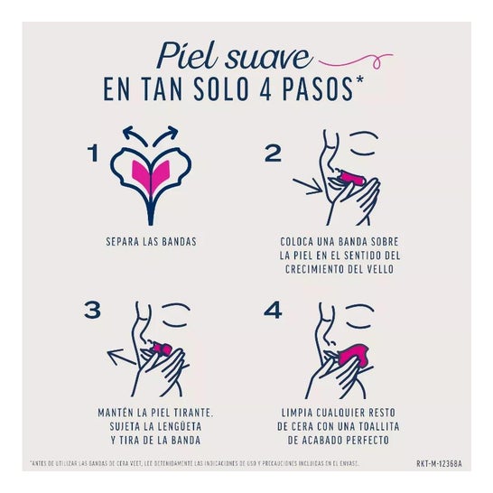 Veet Expert Bandas de Cera Depilatoria Facial Piel Normal 16uds Veet Expert Bandas de Cera Depilatoria Facial Piel Normal 16uds